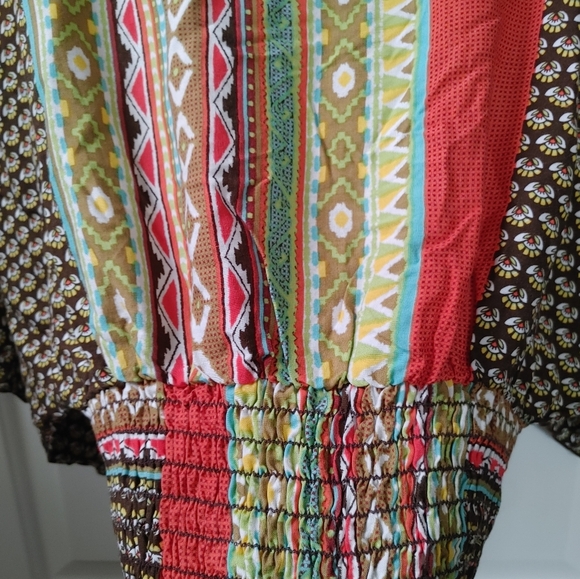 Papaya Boho Flowy Top ~ Size S - Picture 6 of 9